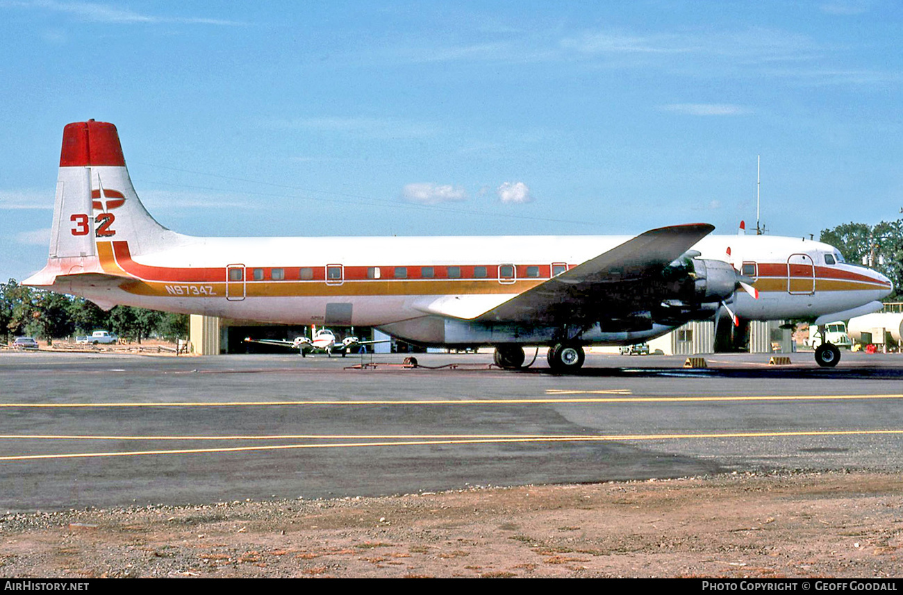 Aircraft Photo of N9734Z | Douglas DC-7C | AirHistory.net #190935