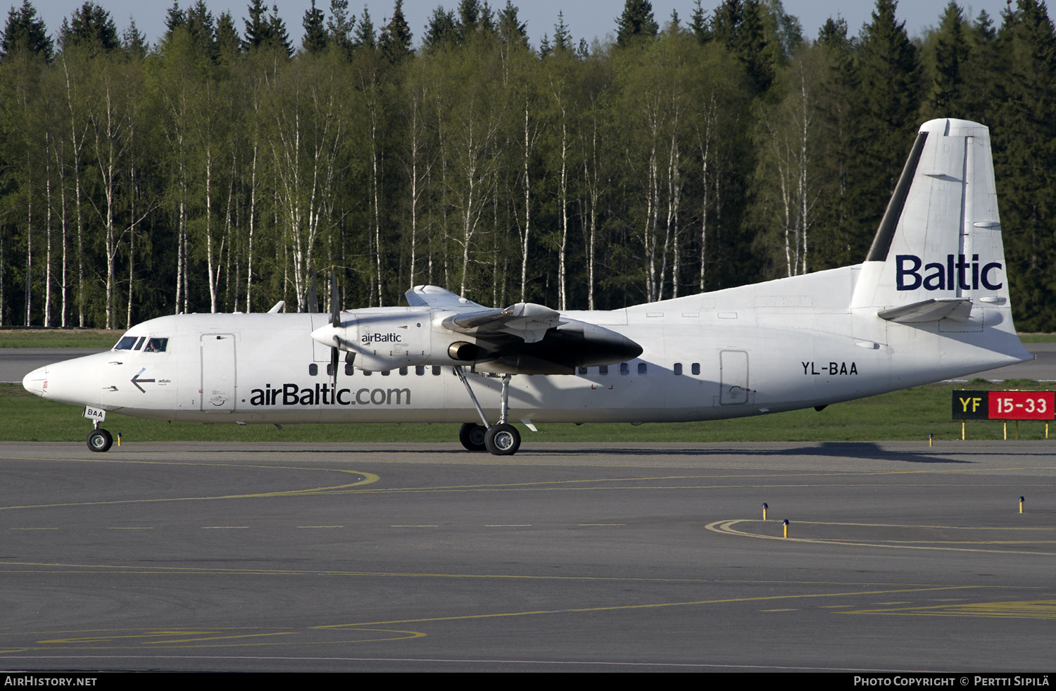 Aircraft Photo of YL-BAA | Fokker 50 | AirBaltic | AirHistory.net #190963