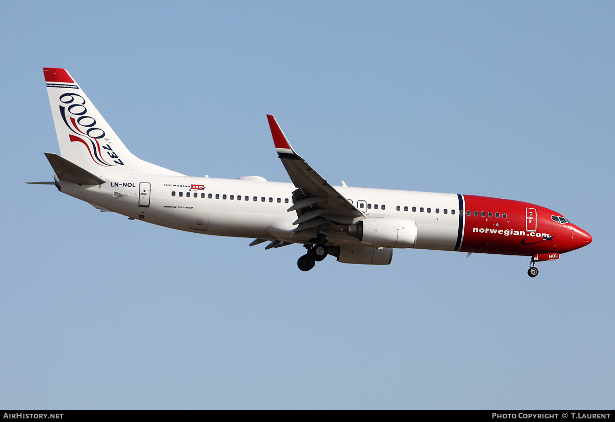 Aircraft Photo of LN-NOL | Boeing 737-8Q8 | Norwegian | AirHistory.net #190974