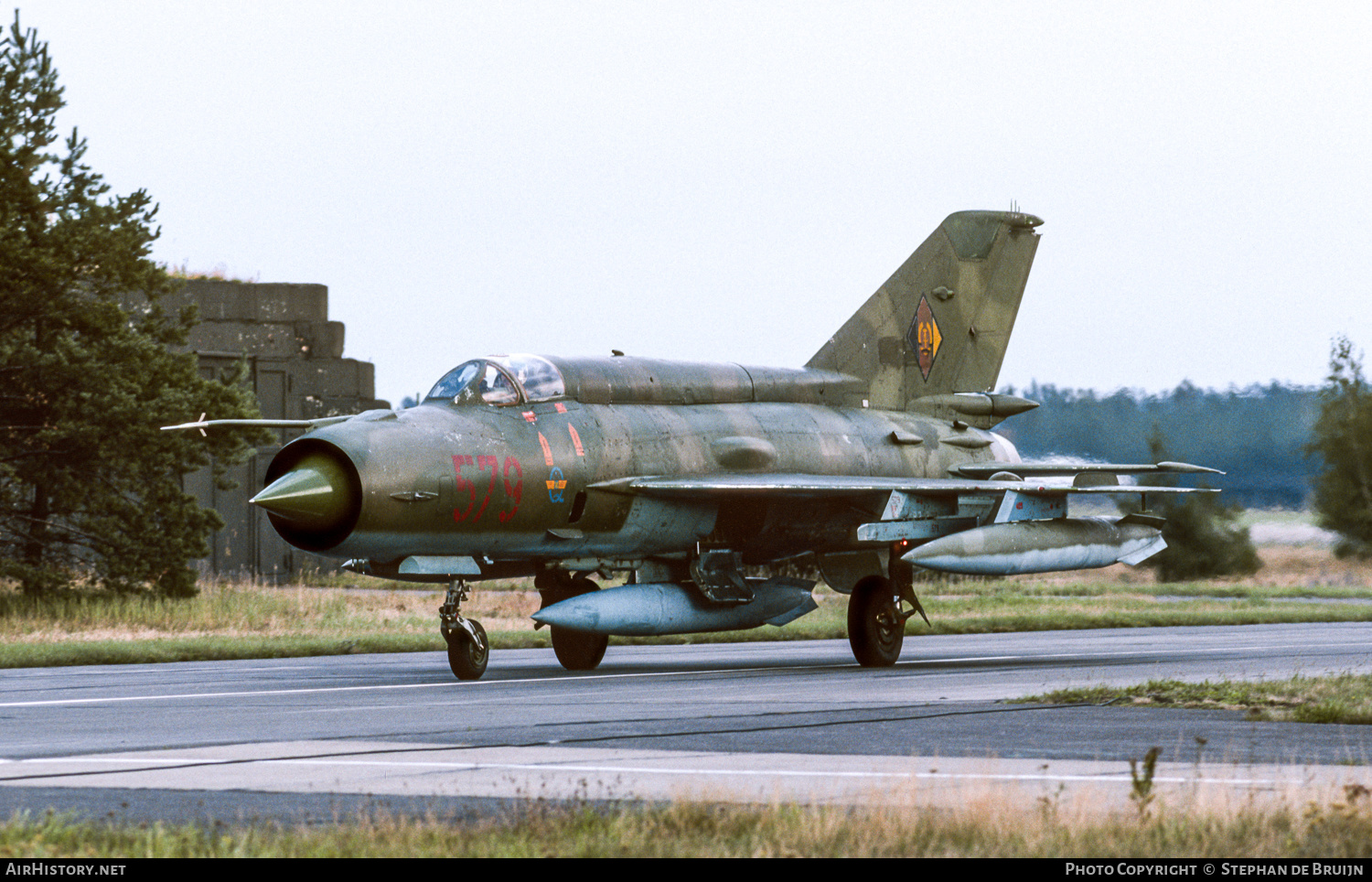 Aircraft Photo of 579 | Mikoyan-Gurevich MiG-21M | East Germany - Air Force | AirHistory.net #190976