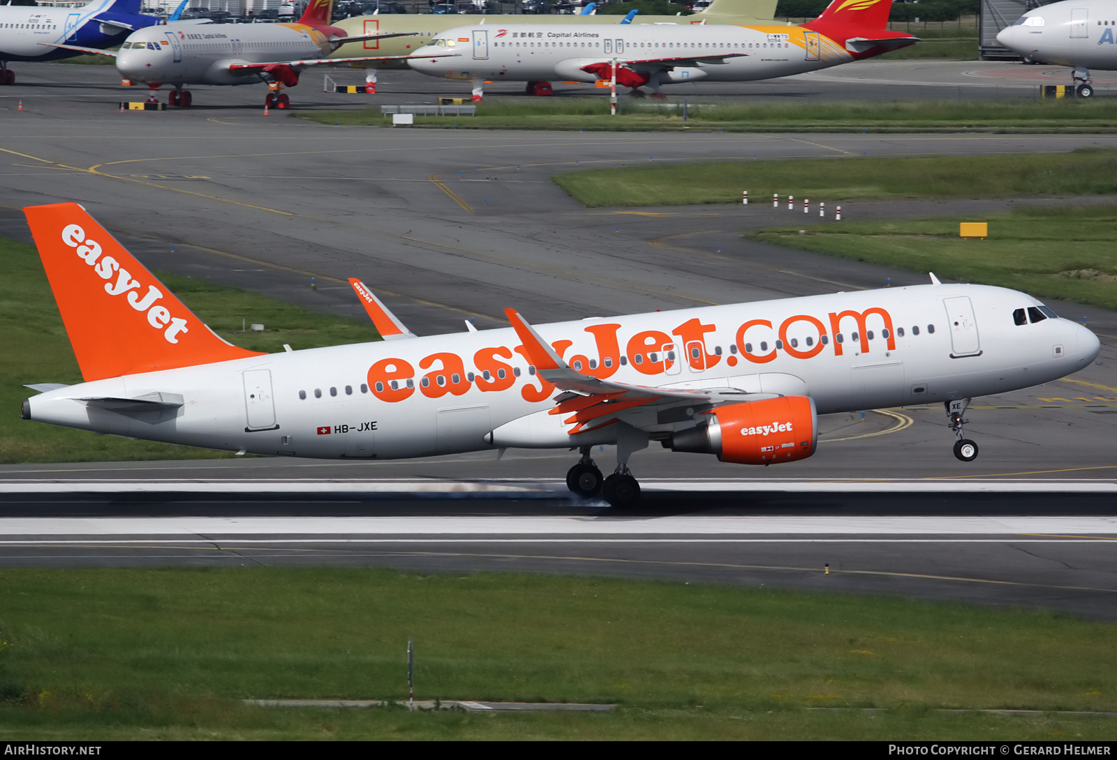 Aircraft Photo of HB-JXE | Airbus A320-214 | EasyJet | AirHistory.net #190992