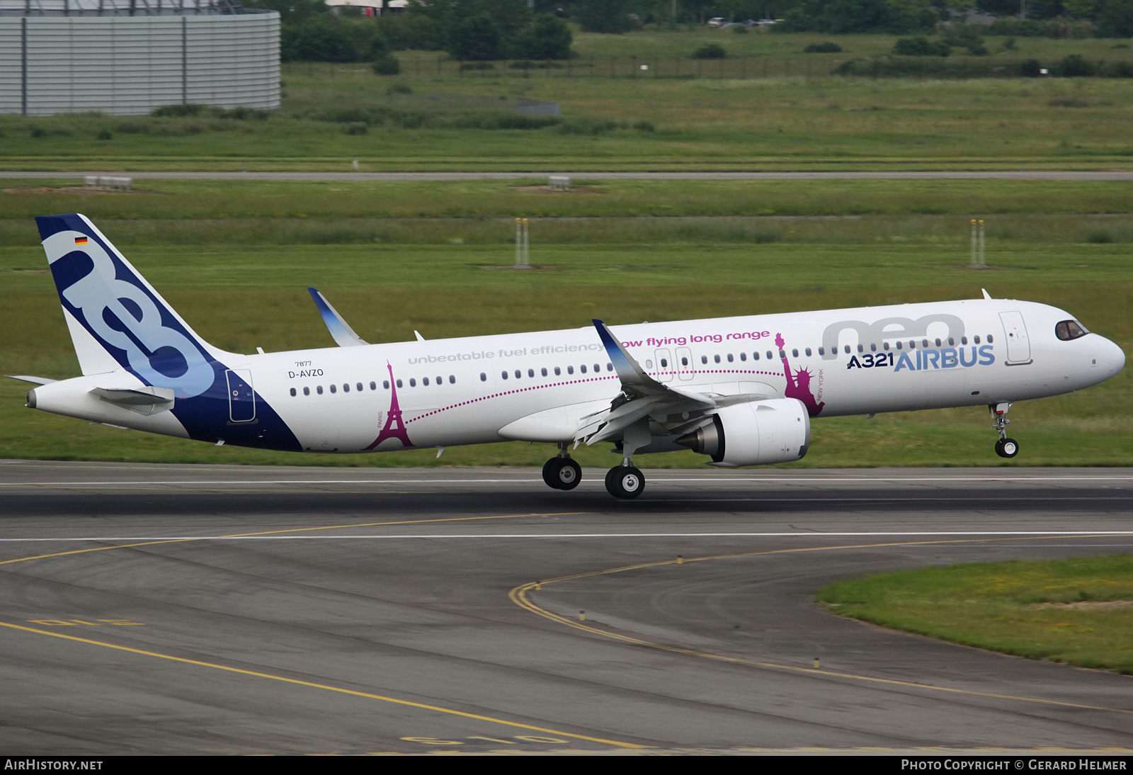 Aircraft Photo of D-AVZO | Airbus A321-251NX | Airbus | AirHistory.net #190997