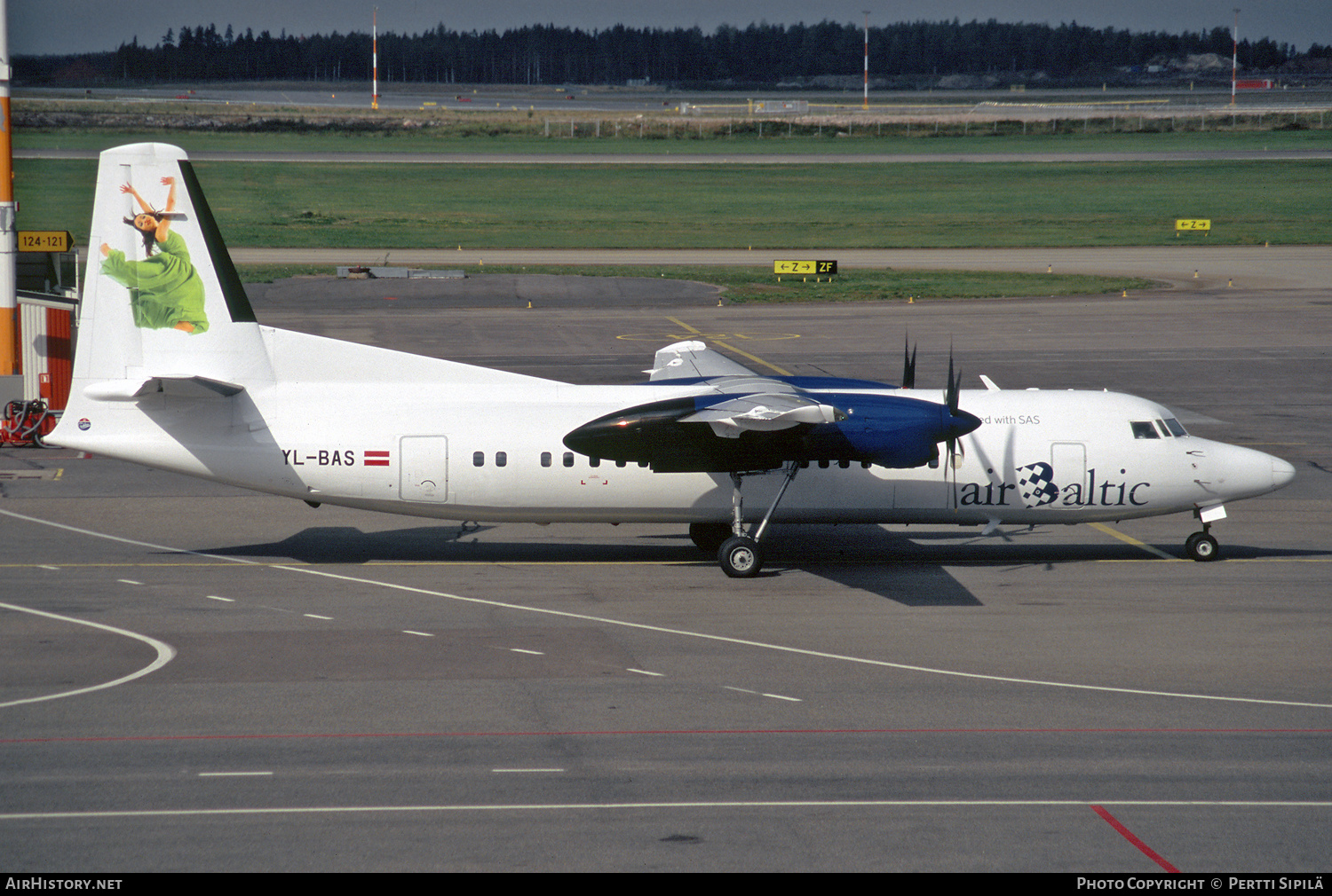 Aircraft Photo of YL-BAS | Fokker 50 | AirBaltic | AirHistory.net #191004