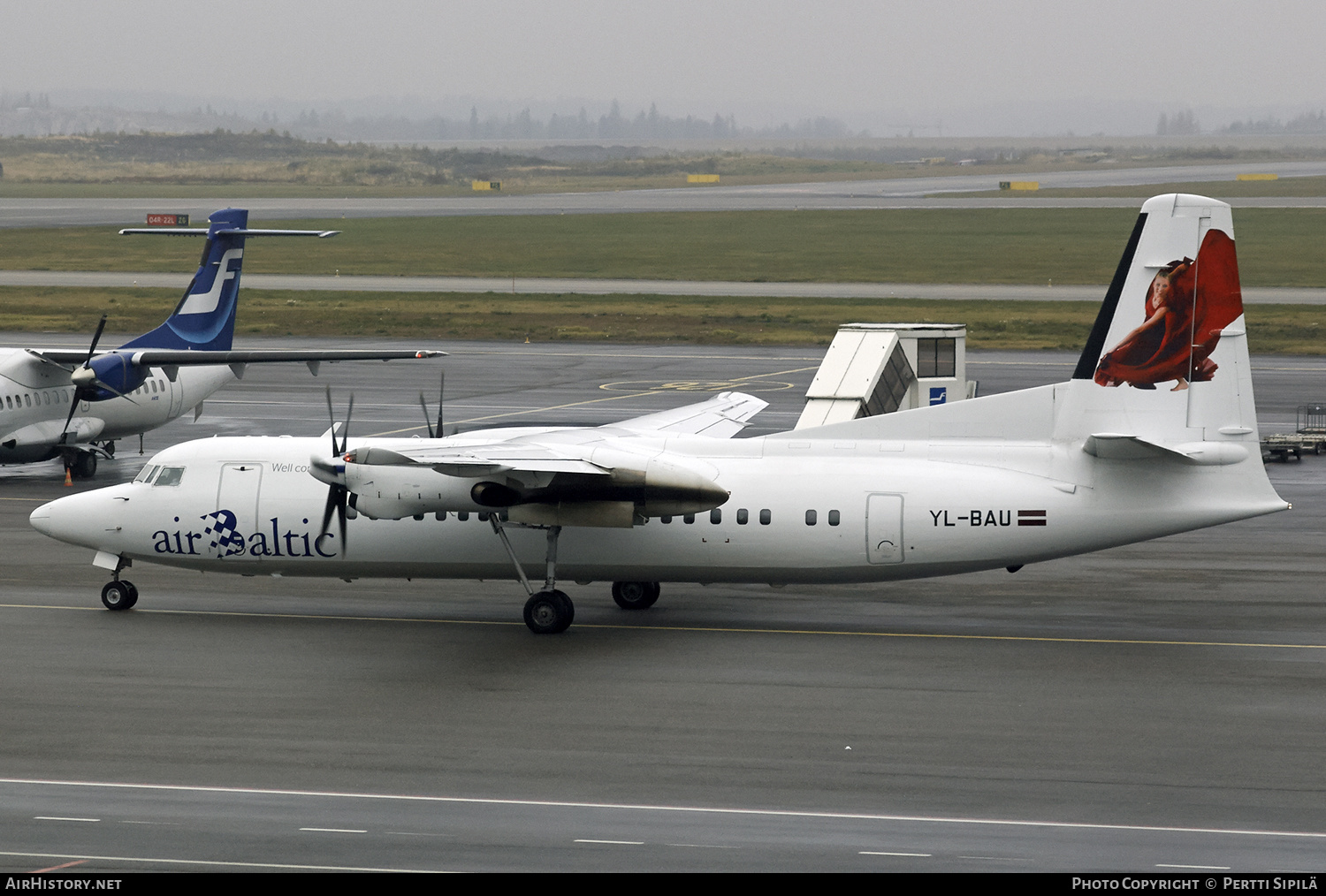 Aircraft Photo of YL-BAU | Fokker 50 | AirBaltic | AirHistory.net #191008