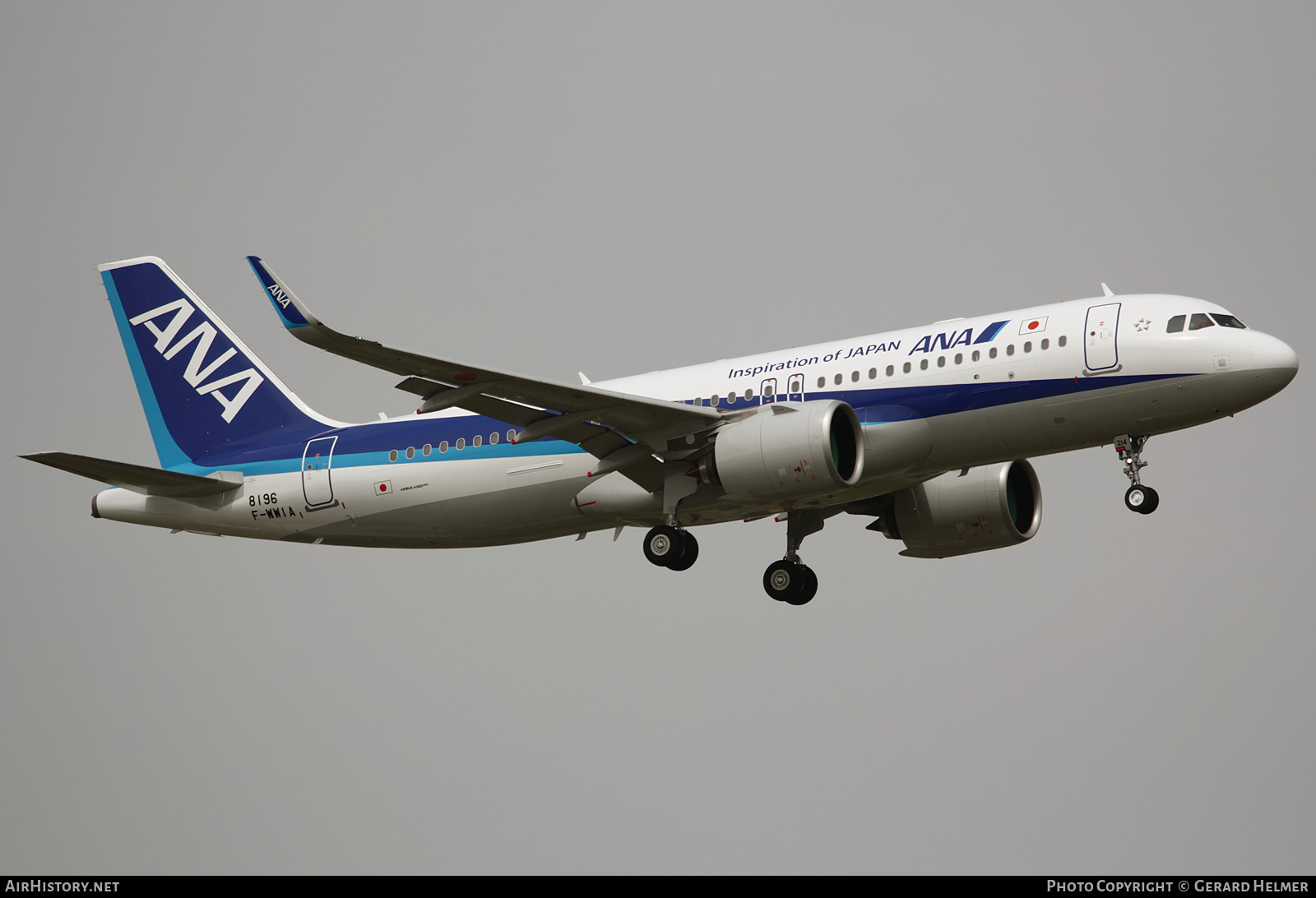 Aircraft Photo of F-WWIA | Airbus A320-271N | All Nippon Airways - ANA | AirHistory.net #191009