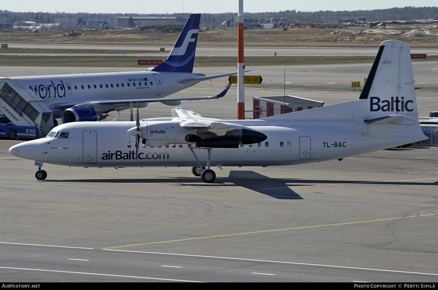 Aircraft Photo of YL-BAC | Fokker 50 | AirBaltic | AirHistory.net #191010