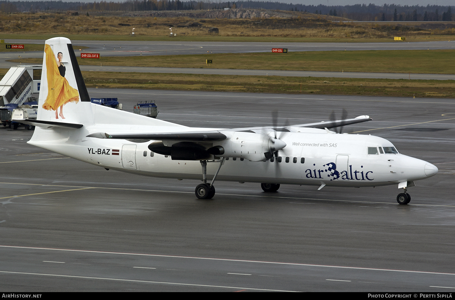 Aircraft Photo of YL-BAZ | Fokker 50 | AirBaltic | AirHistory.net #191014