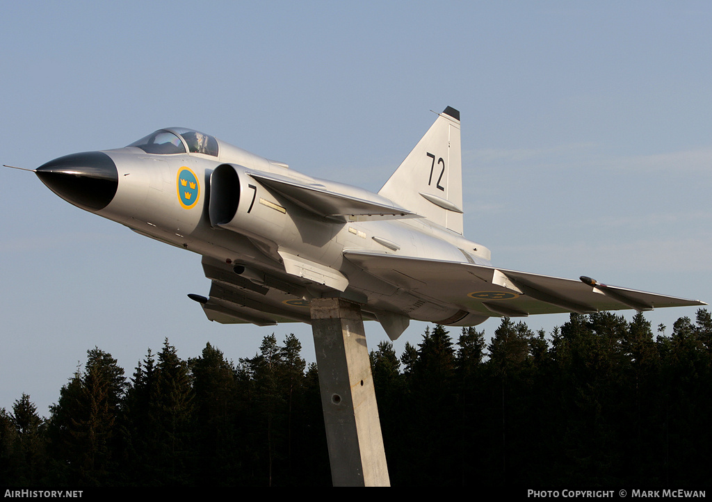 Aircraft Photo of 37072 | Saab AJS37 Viggen | Sweden - Air Force | AirHistory.net #191025