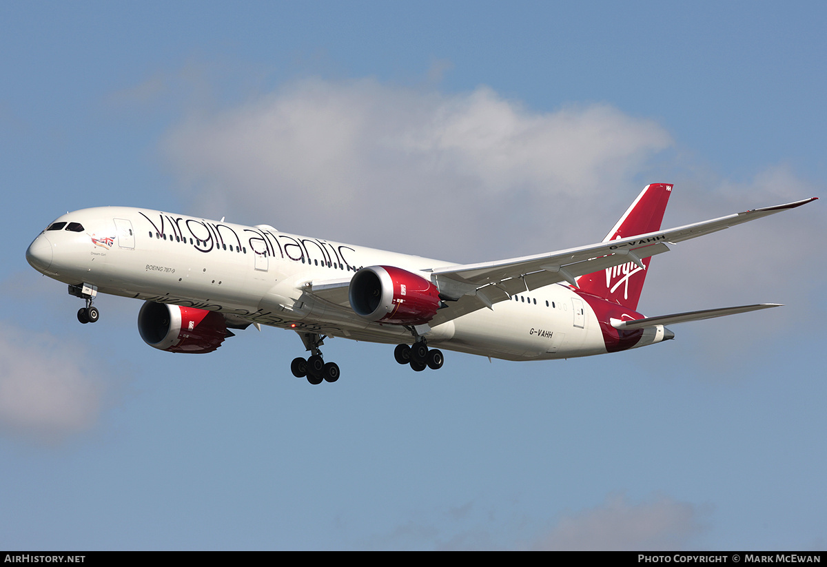 Aircraft Photo of G-VAHH | Boeing 787-9 Dreamliner | Virgin Atlantic Airways | AirHistory.net #191032