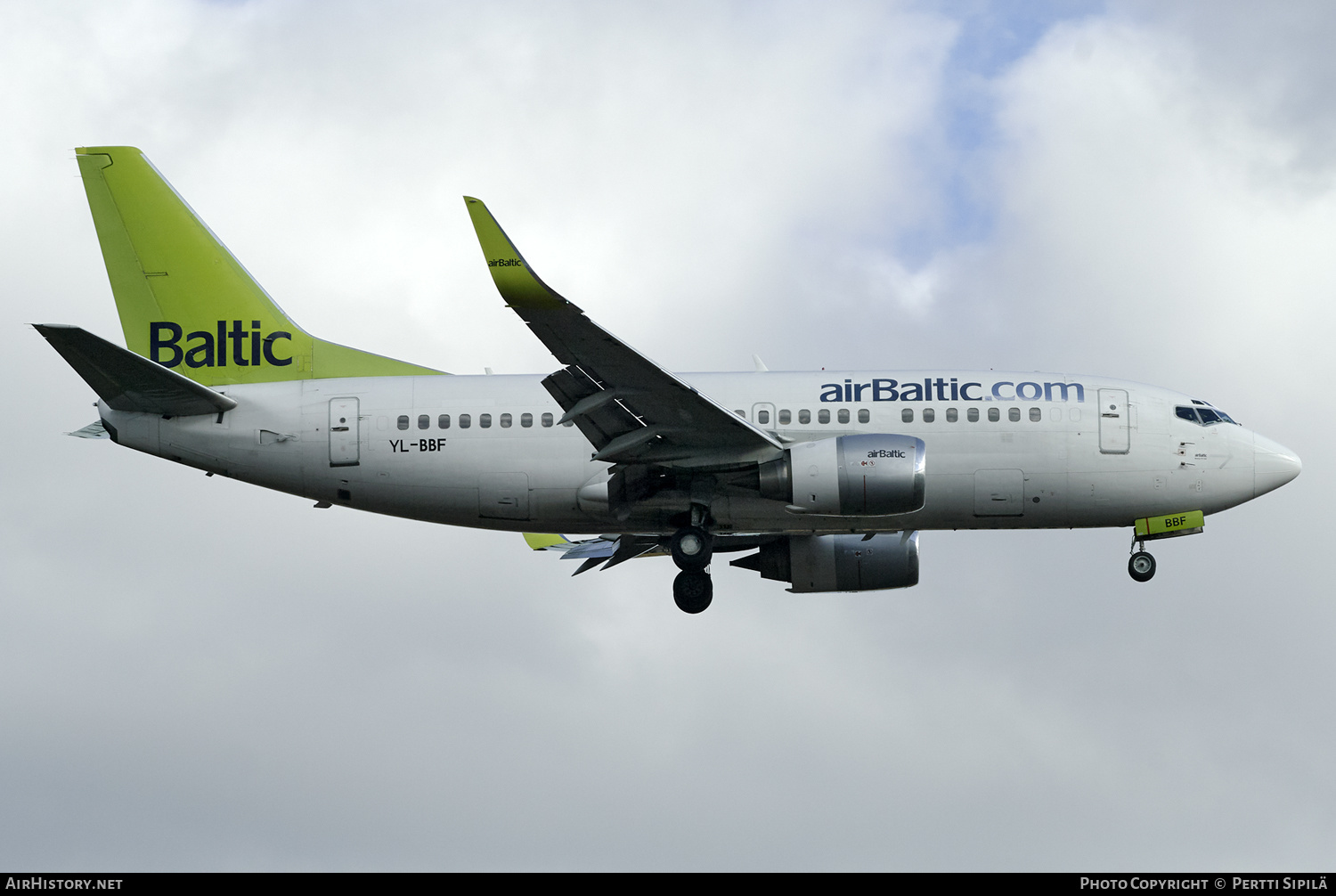 Aircraft Photo of YL-BBF | Boeing 737-548 | AirBaltic | AirHistory.net #191049
