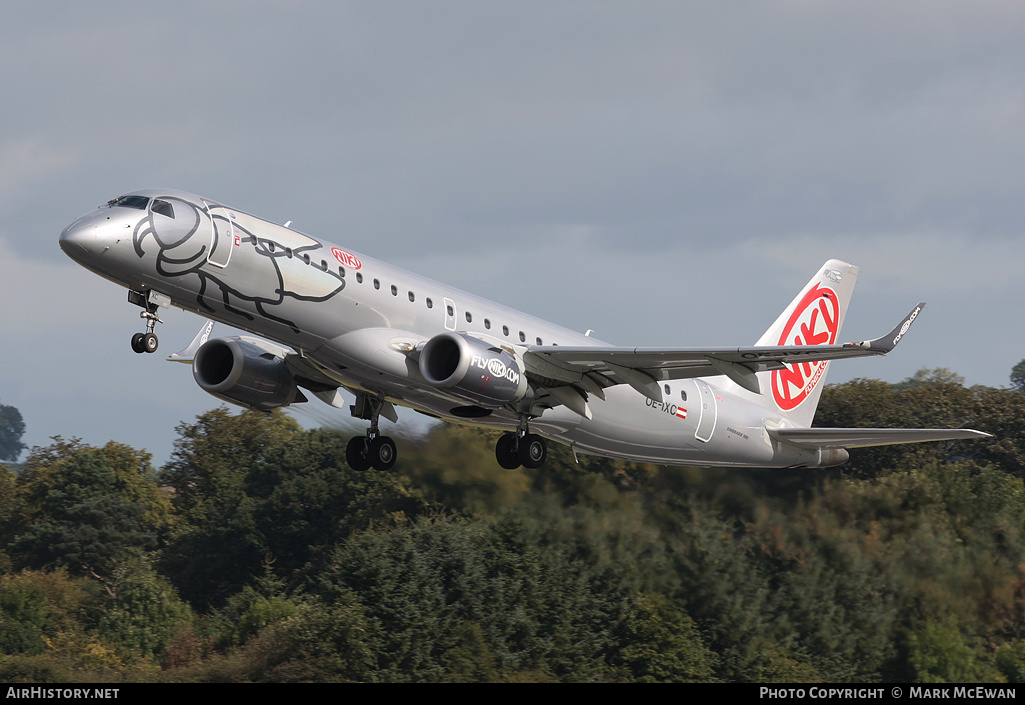 Aircraft Photo of OE-IXC | Embraer 190LR (ERJ-190-100LR) | Niki | AirHistory.net #191056