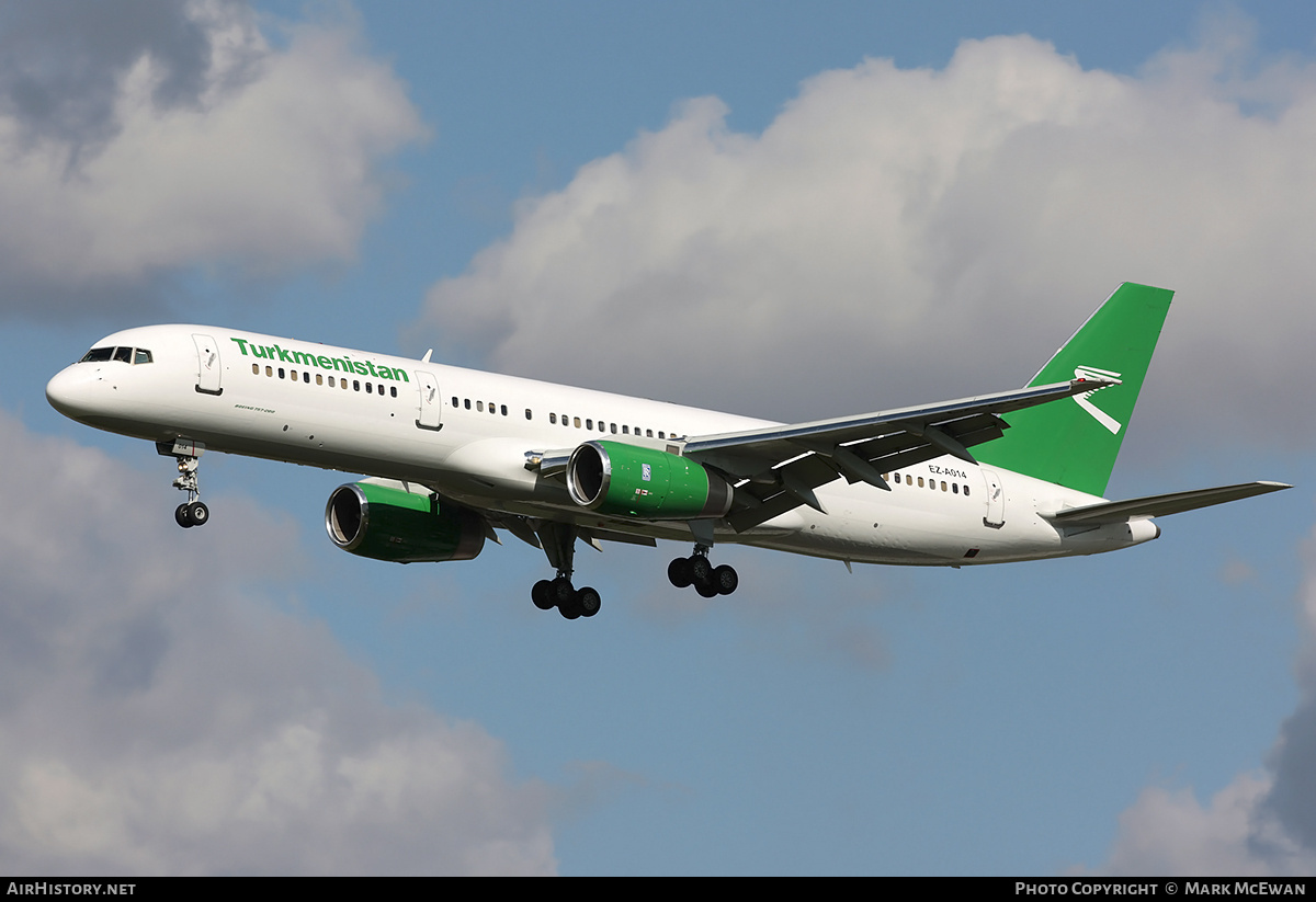 Aircraft Photo of EZ-A014 | Boeing 757-22K | Turkmenistan Airlines | AirHistory.net #191057
