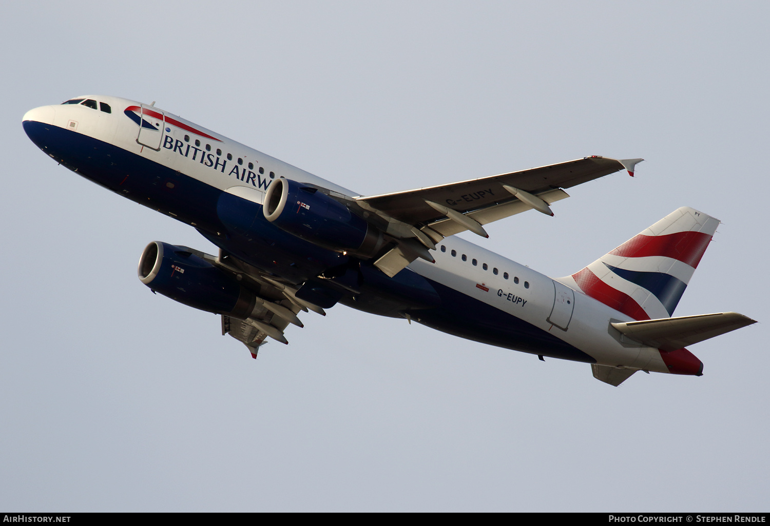 Aircraft Photo of G-EUPY | Airbus A319-131 | British Airways | AirHistory.net #191085