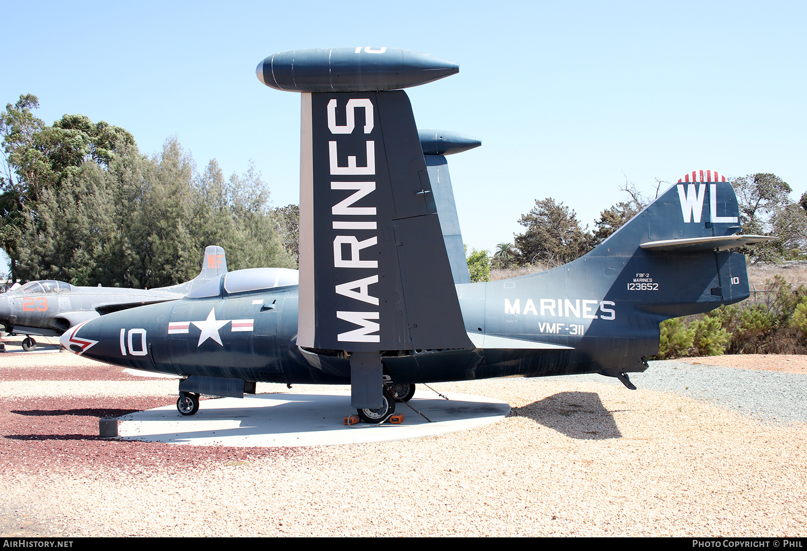 Aircraft Photo of 123652 | Grumman F9F-2 Panther | USA - Marines | AirHistory.net #191097