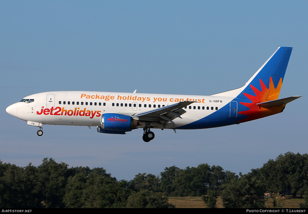 Aircraft Photo of G-GDFB | Boeing 737-33A | Jet2 Holidays | AirHistory.net #191105