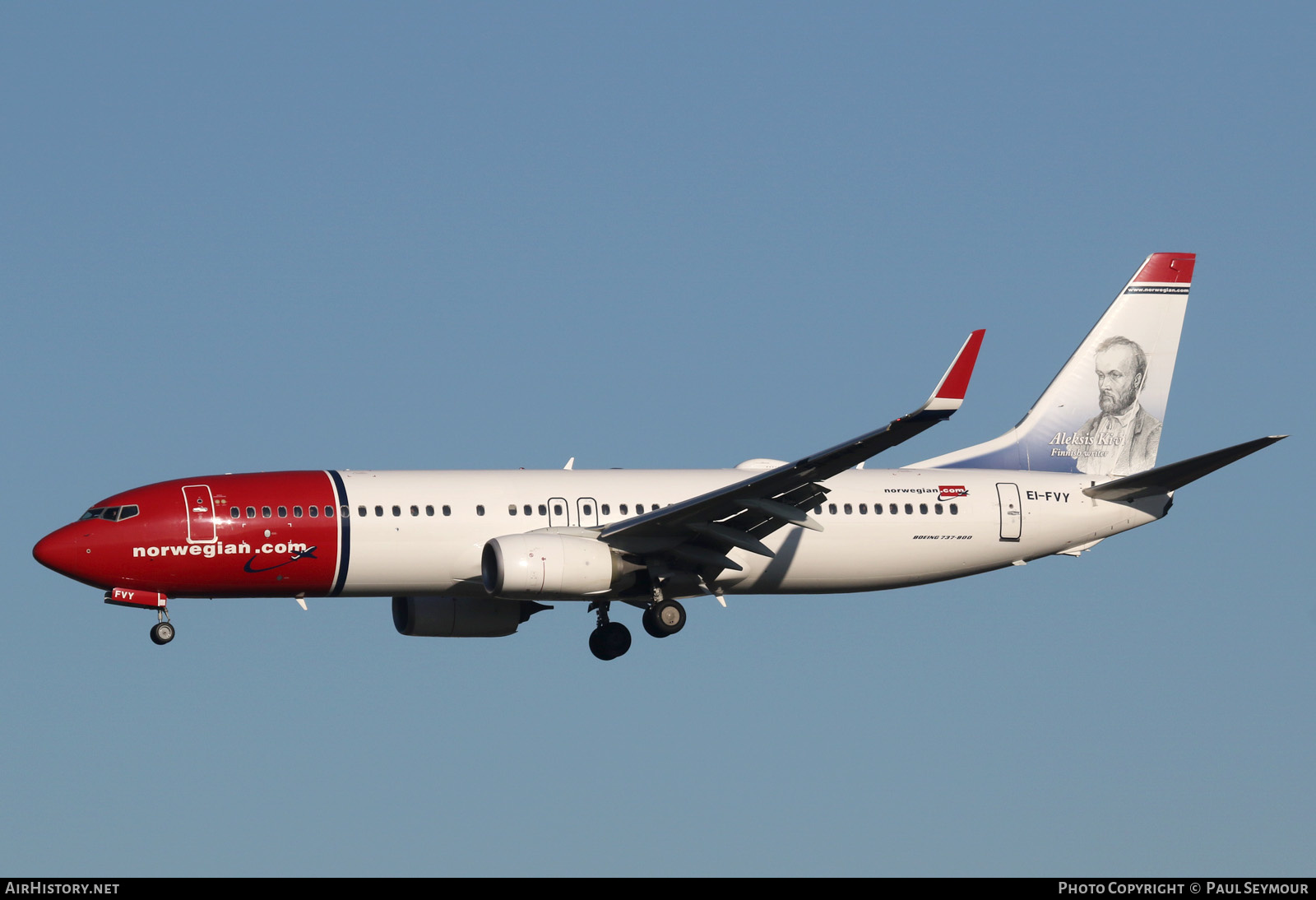 Aircraft Photo of EI-FVY | Boeing 737-800 | Norwegian | AirHistory.net #191111