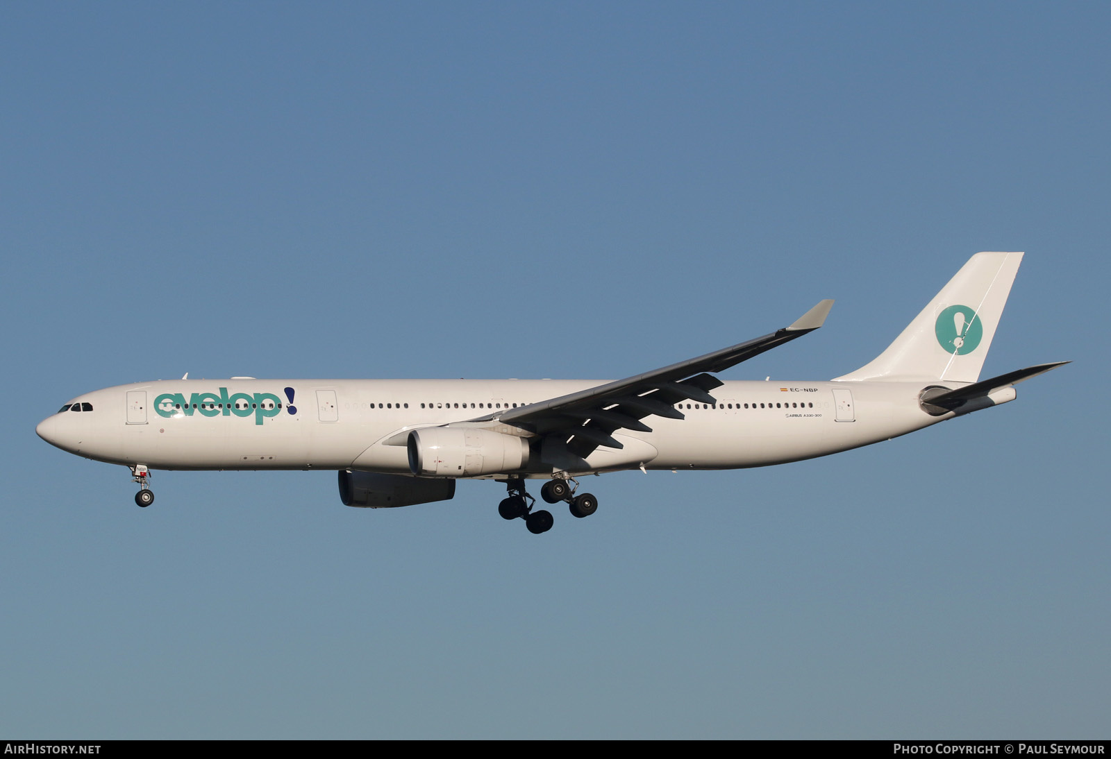 Aircraft Photo of EC-NBP | Airbus A330-343E | Evelop Airlines | AirHistory.net #191160