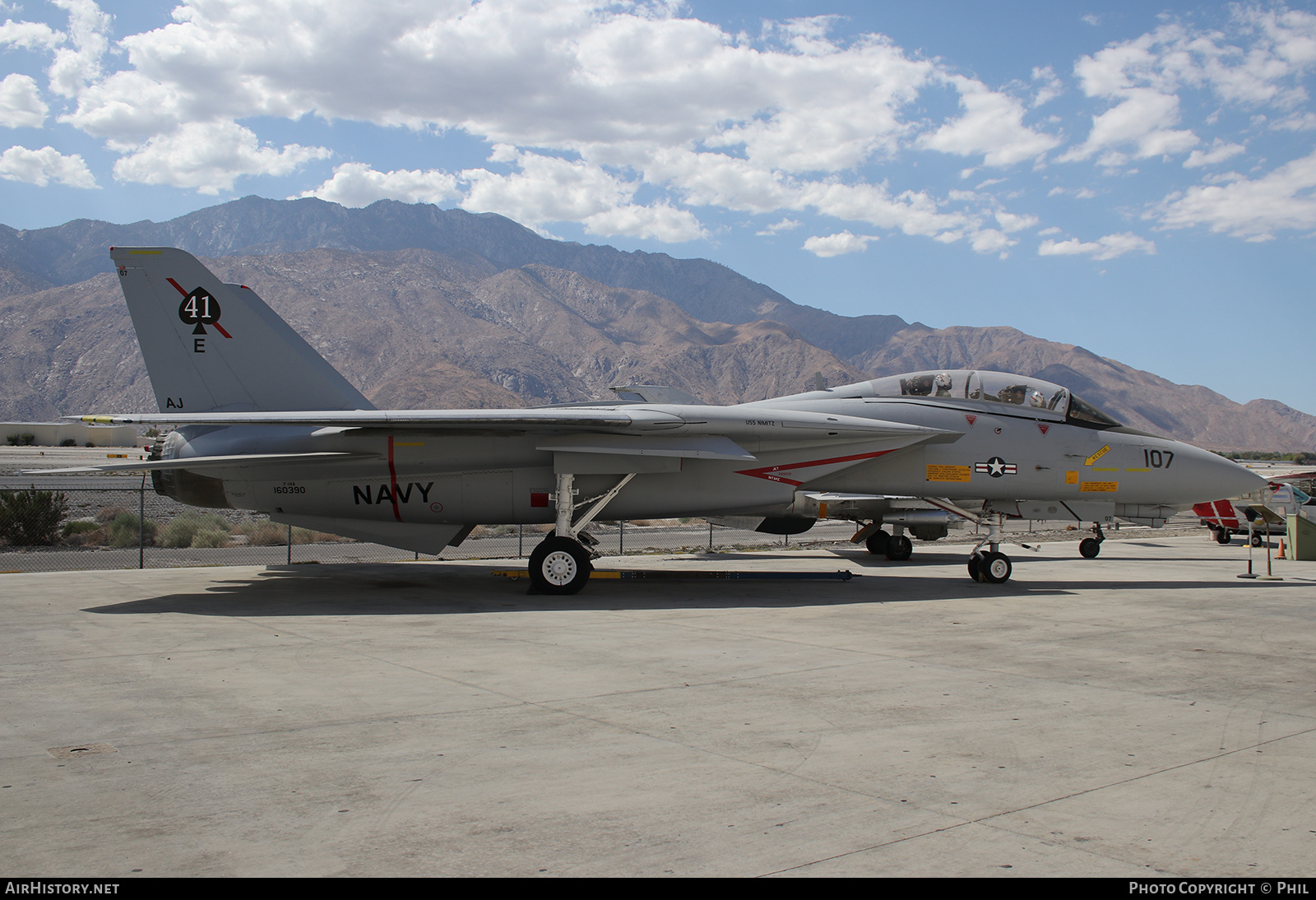 Aircraft Photo of 160390 | Grumman F-14A Tomcat | USA - Navy | AirHistory.net #191179