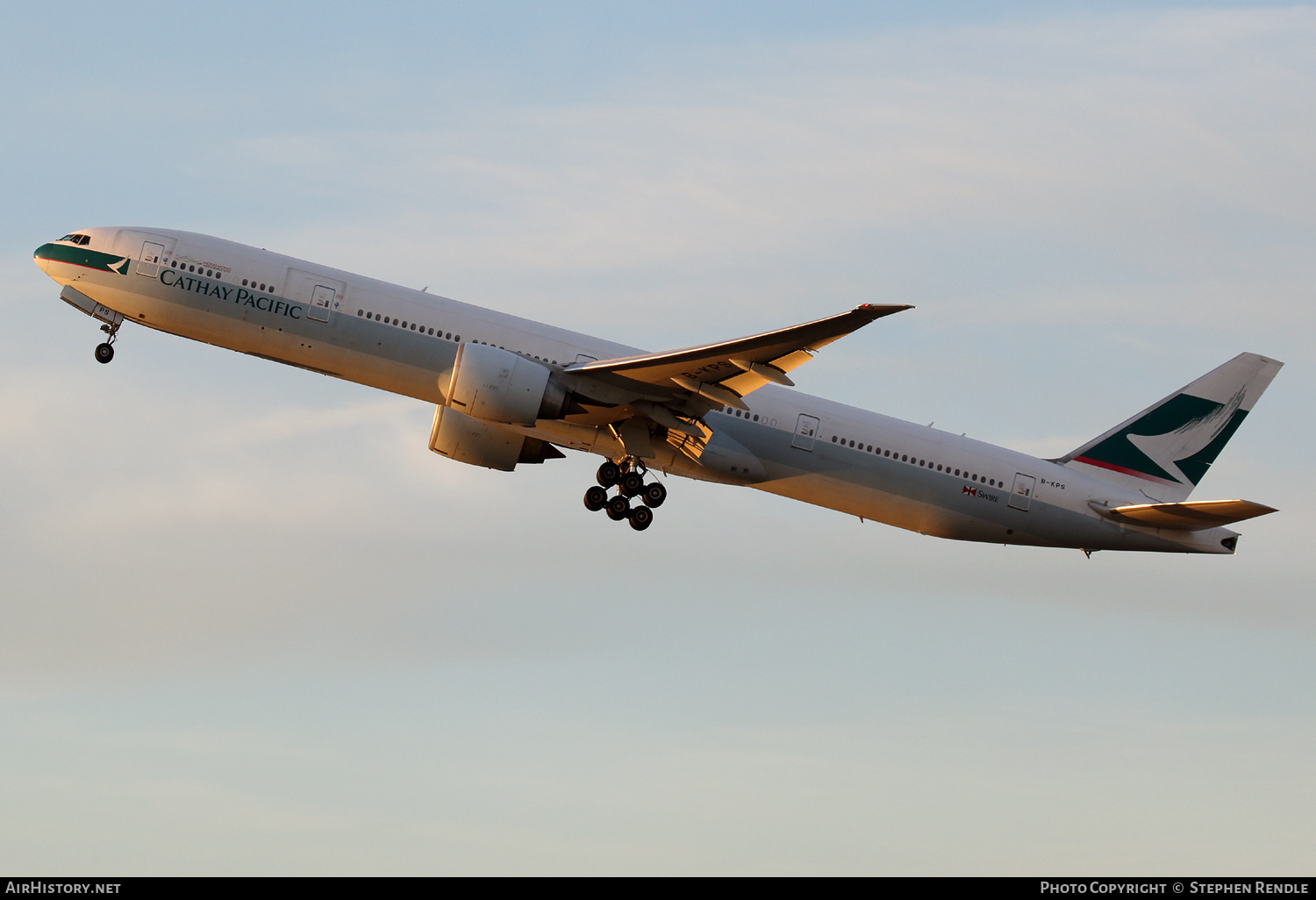 Aircraft Photo of B-KPS | Boeing 777-367/ER | Cathay Pacific Airways | AirHistory.net #191221