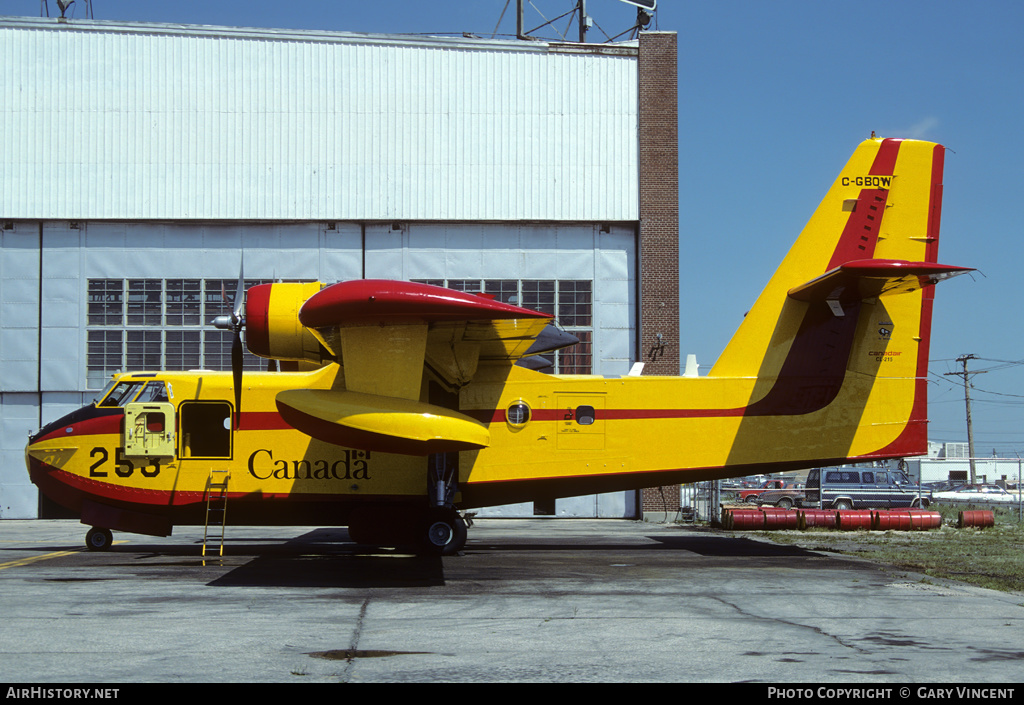 Aircraft Photo of C-GBOW | Canadair CL-215-V (CL-215-1A10) | AirHistory.net #191279