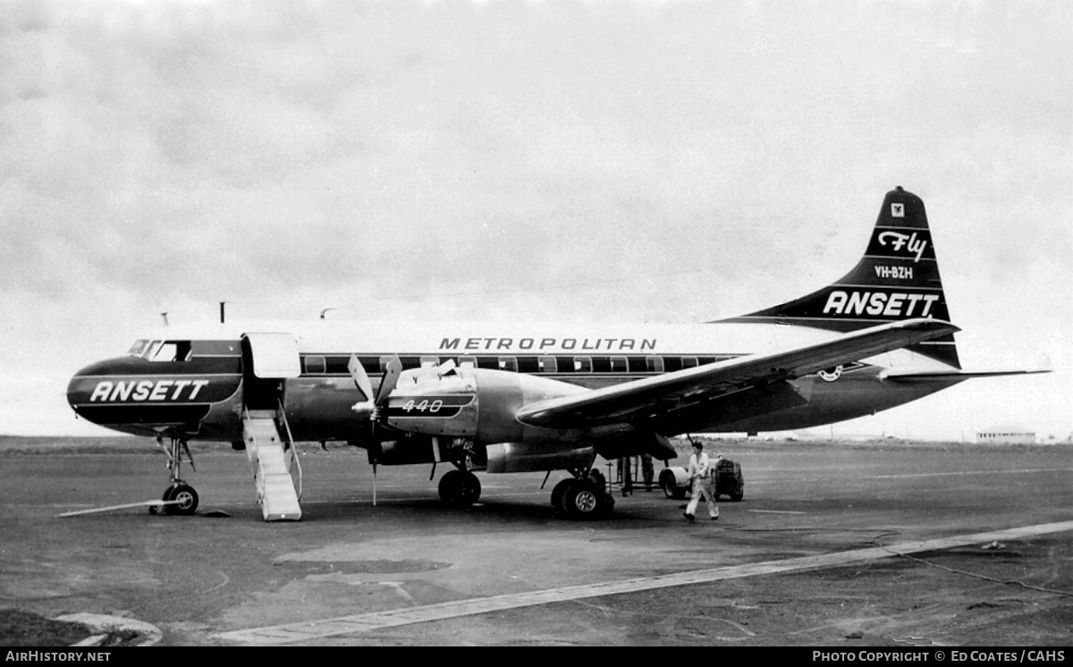 Aircraft Photo of VH-BZH | Convair 440-61 Metropolitan | Ansett Airways | AirHistory.net #191318