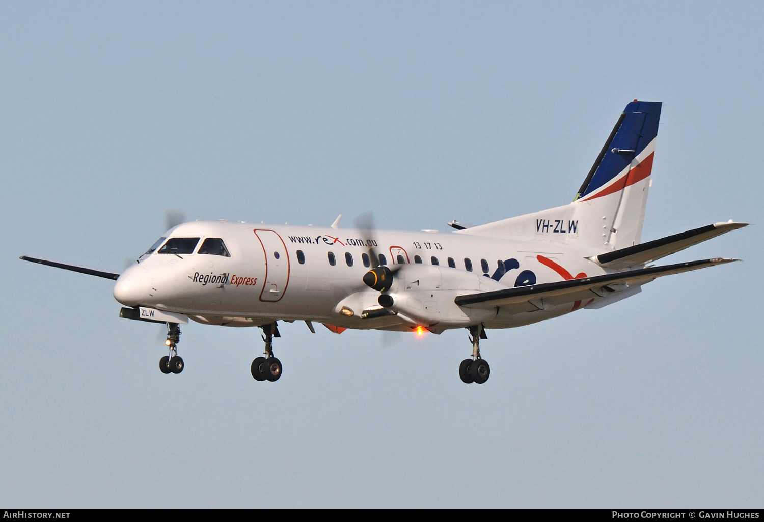 Aircraft Photo of VH-ZLW | Saab 340B/Plus | REX - Regional Express | AirHistory.net #191328