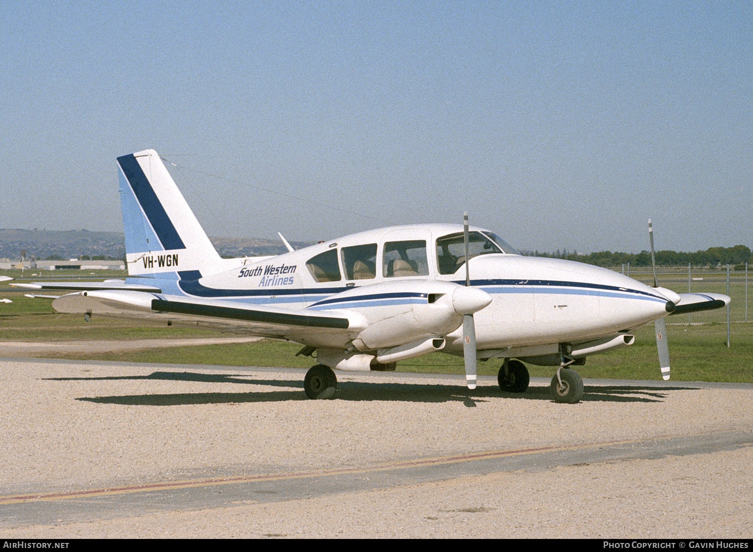 Aircraft Photo of VH-WGN | Piper PA-23-250 Aztec E | South Western Airlines | AirHistory.net #191330