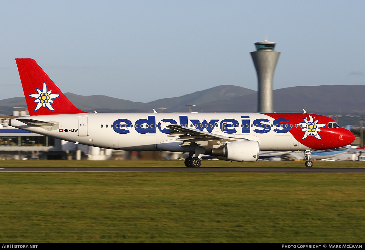 Aircraft Photo of HB-IJW | Airbus A320-214 | Edelweiss Air | AirHistory.net #191343