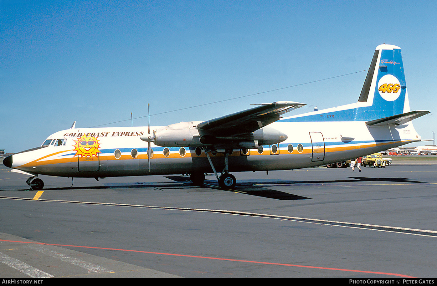 Aircraft Photo of VH-EWO | Fokker F27-500F Friendship | East-West Airlines | AirHistory.net #191350