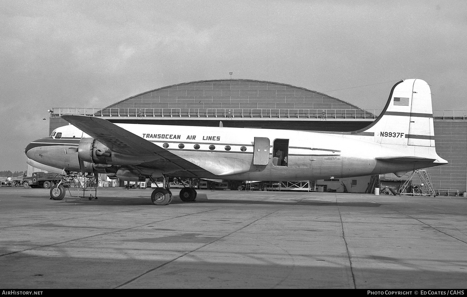 Aircraft Photo of N9937F | Douglas C-54G Skymaster | Transocean Air Lines - TALOA | AirHistory.net #191364