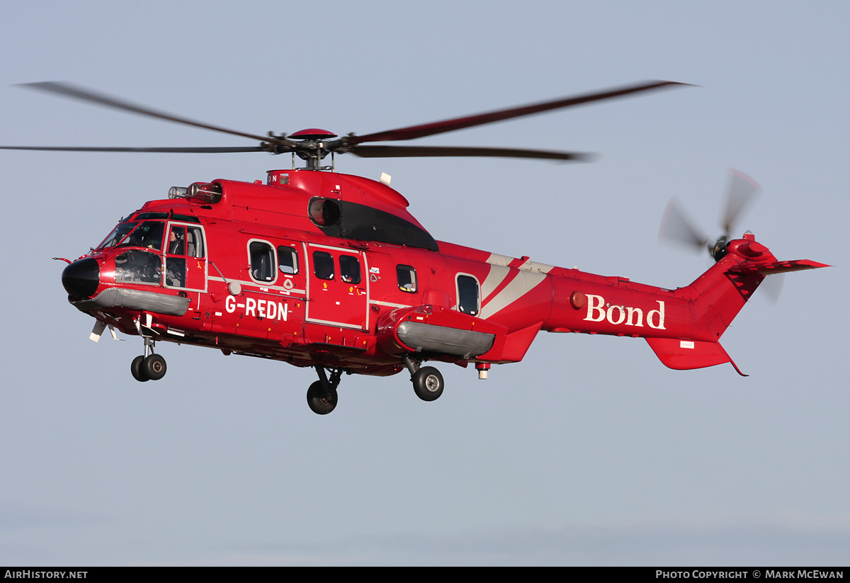 Aircraft Photo of G-REDN | Eurocopter AS-332L2 Super Puma Mk2 | Bond Offshore Helicopters | AirHistory.net #191377