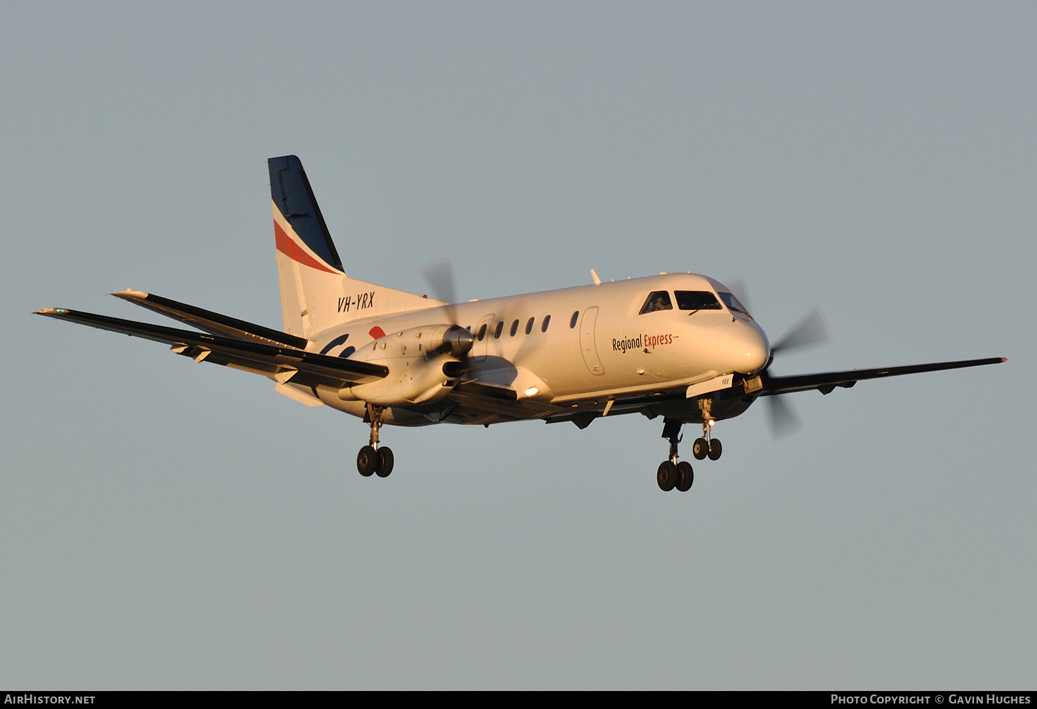 Aircraft Photo of VH-YRX | Saab 340B | REX - Regional Express | AirHistory.net #191382