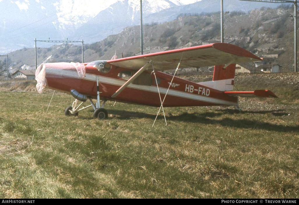 Aircraft Photo of HB-FAD | Pilatus PC-6/A Turbo Porter | Air Glaciers | AirHistory.net #191402