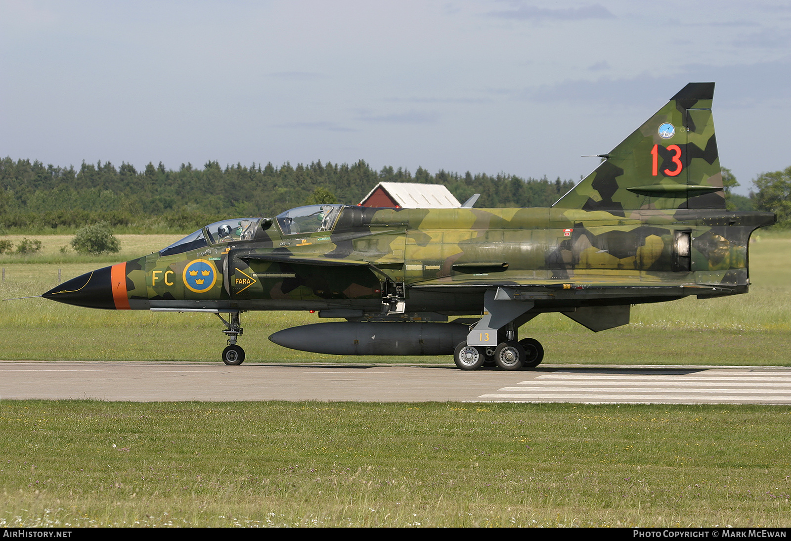 Aircraft Photo of 37813 | Saab Sk37E Viggen | Sweden - Air Force | AirHistory.net #191419