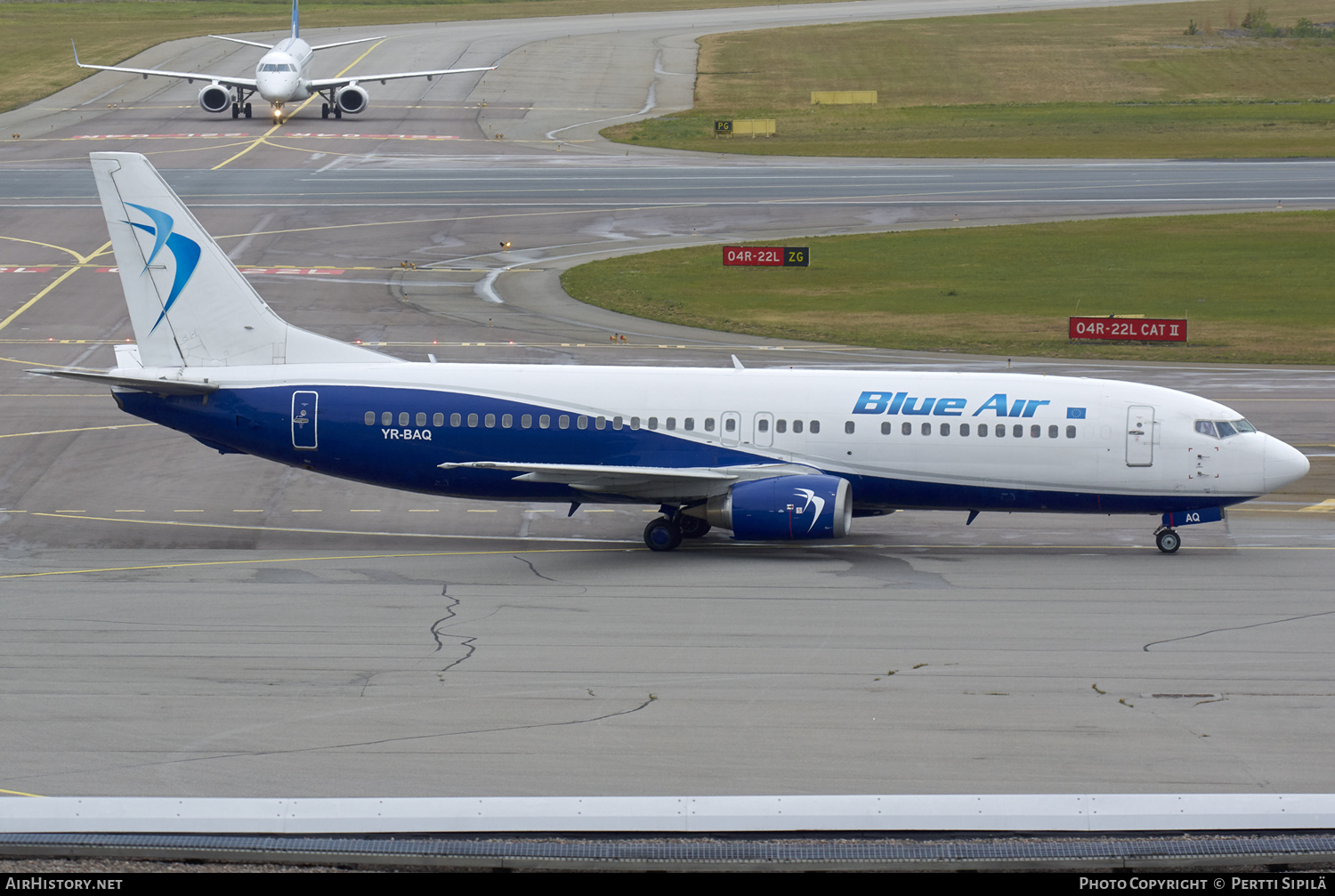 Aircraft Photo of YR-BAQ | Boeing 737-4D7 | Blue Air | AirHistory.net #191435