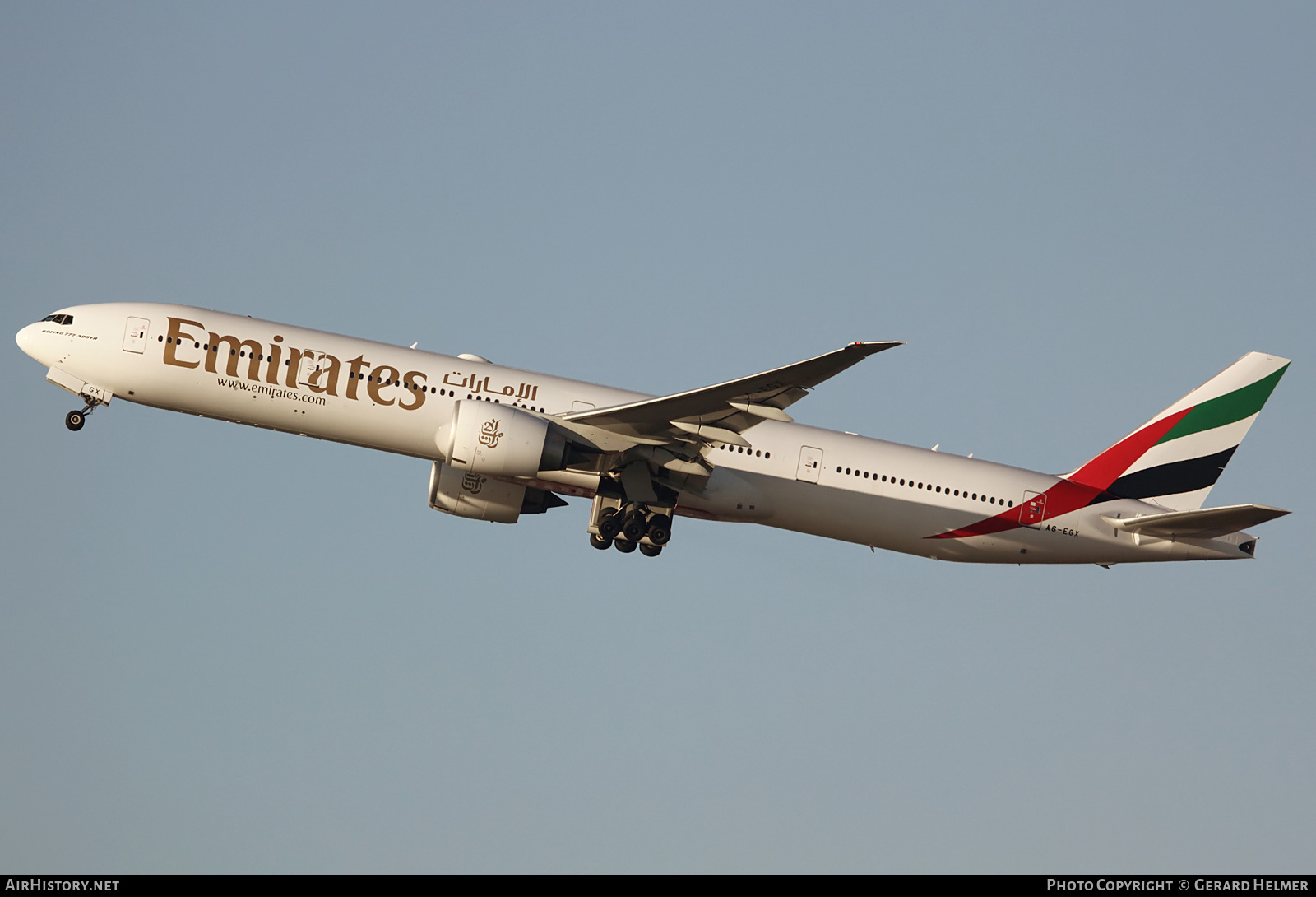 Aircraft Photo of A6-EGX | Boeing 777-31H/ER | Emirates | AirHistory.net #191439