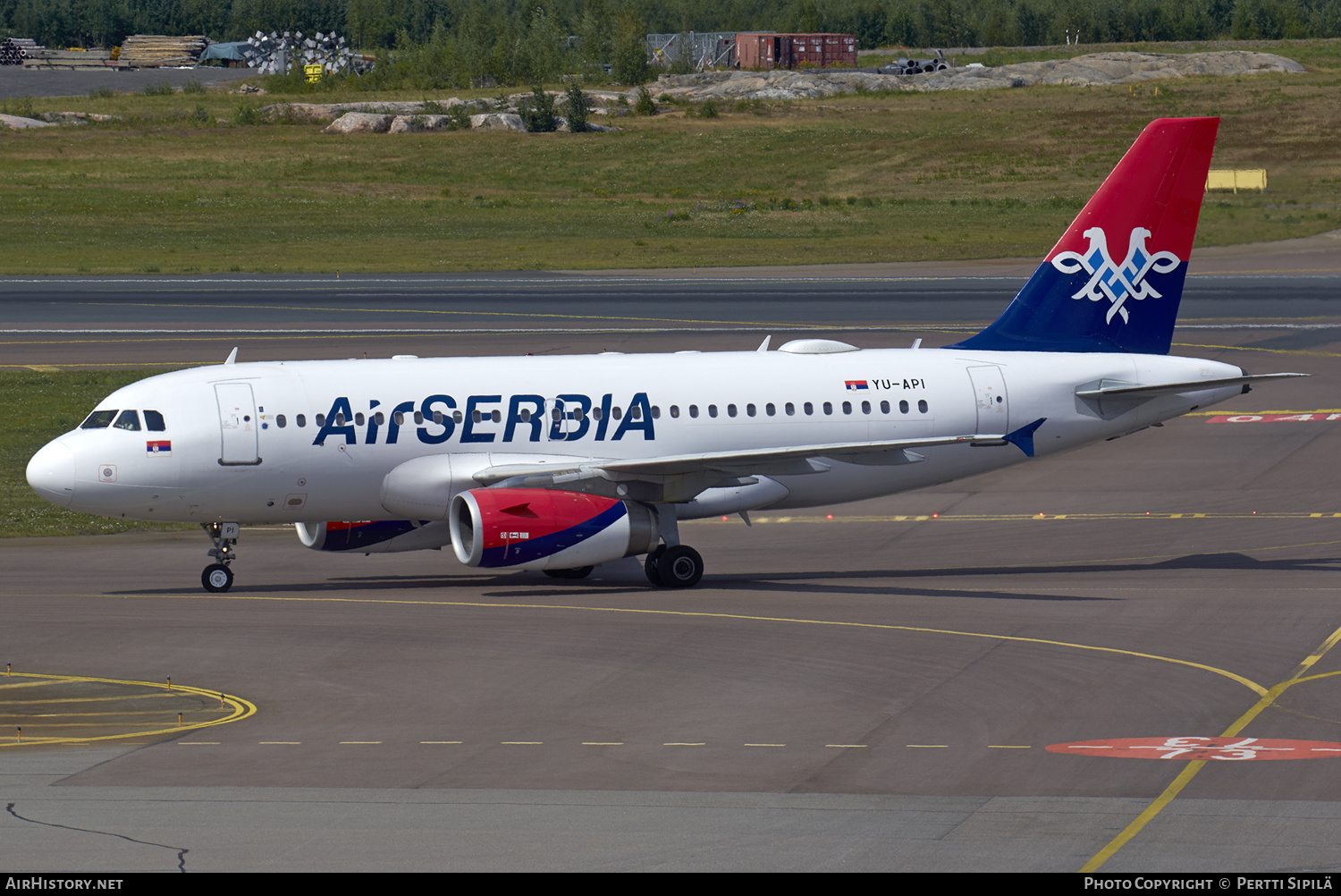 Aircraft Photo of YU-API | Airbus A319-132 | Air Serbia | AirHistory.net #191480