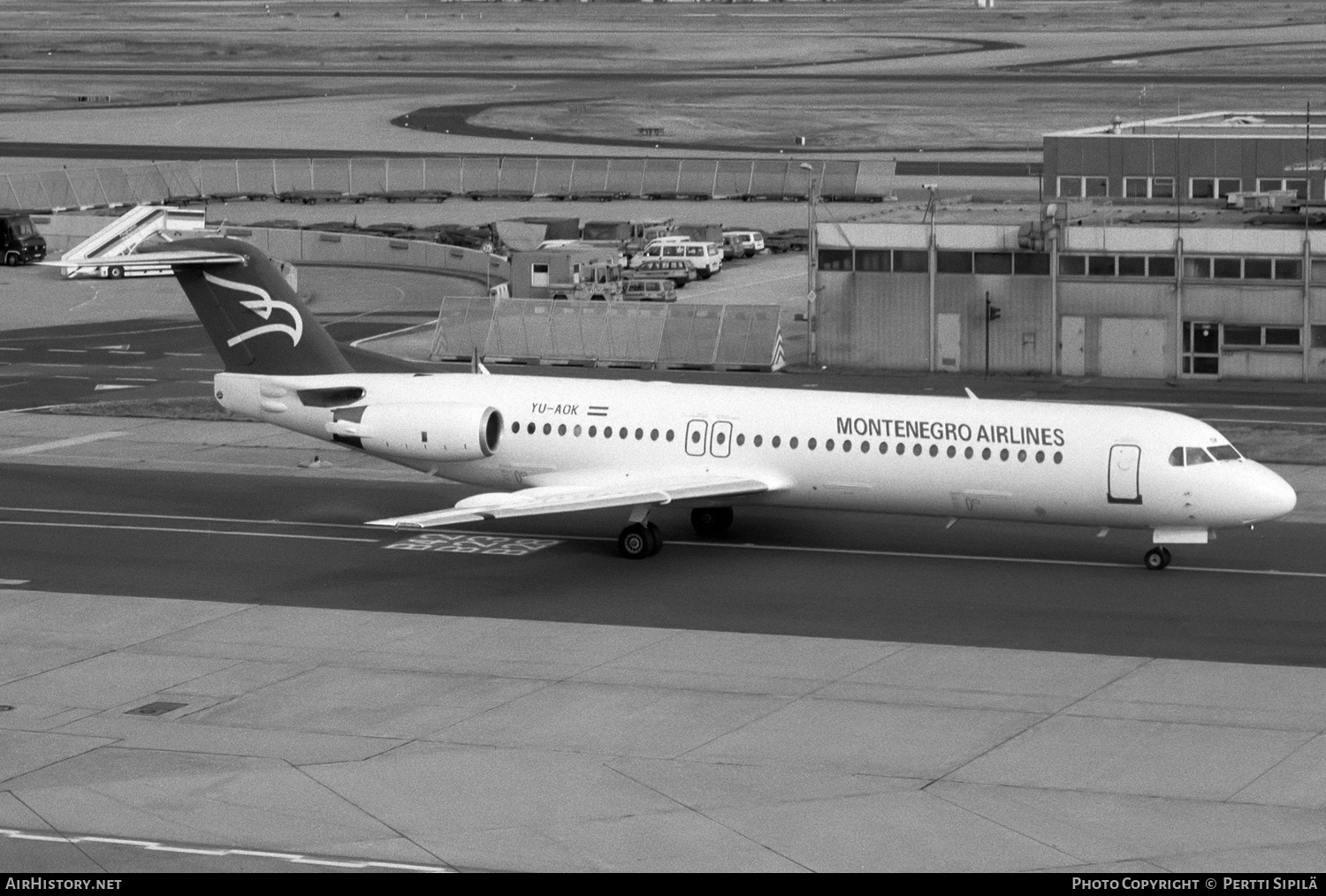 Aircraft Photo of YU-AOK | Fokker 100 (F28-0100) | Montenegro Airlines | AirHistory.net #191498