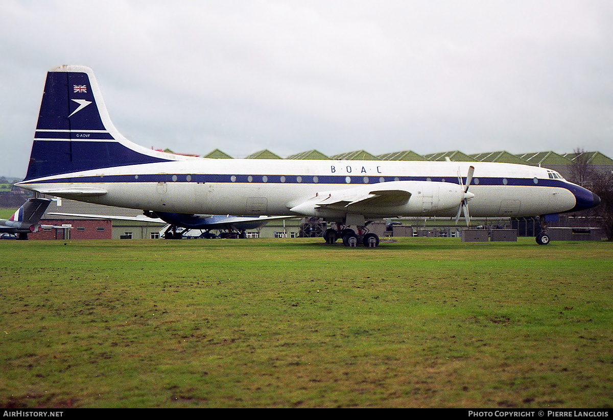 Aircraft Photo of G-AOVF | Bristol 175 Britannia 312F | BOAC - British Overseas Airways Corporation | AirHistory.net #191502