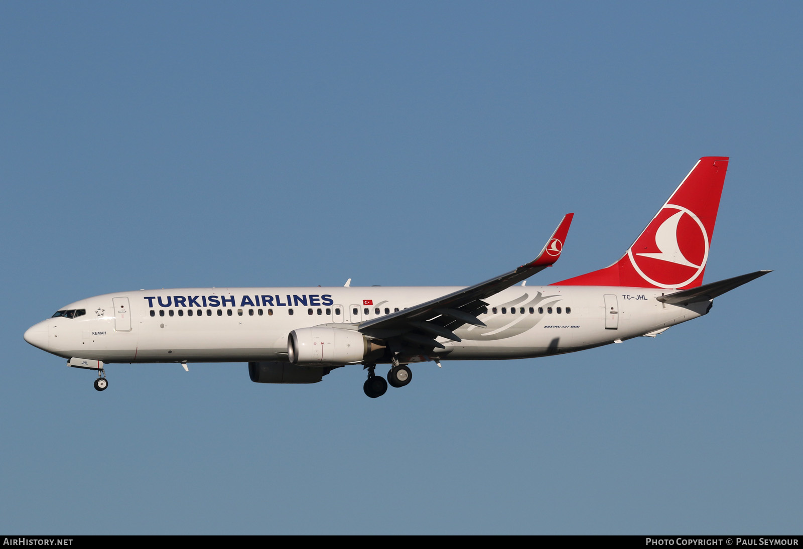 Aircraft Photo of TC-JHL | Boeing 737-8F2 | Turkish Airlines | AirHistory.net #191540