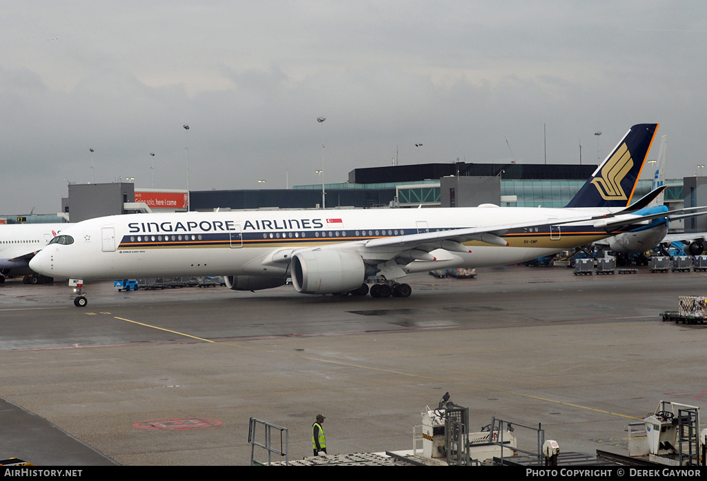 Aircraft Photo of 9V-SMP | Airbus A350-941 | Singapore Airlines | AirHistory.net #191567