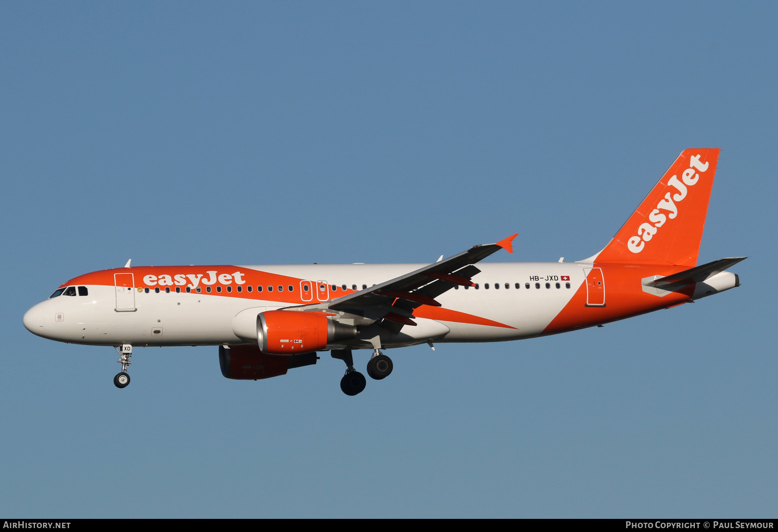 Aircraft Photo of HB-JXD | Airbus A320-214 | EasyJet | AirHistory.net #191575