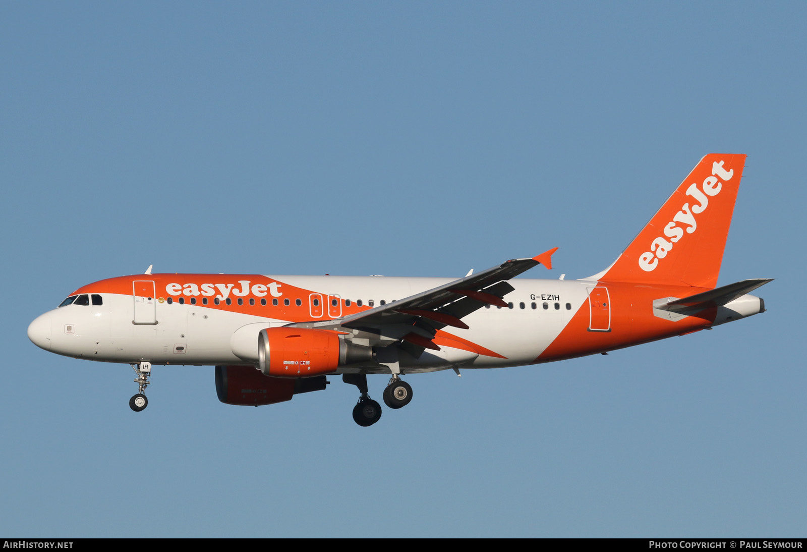 Aircraft Photo of G-EZIH | Airbus A319-111 | EasyJet | AirHistory.net #191605