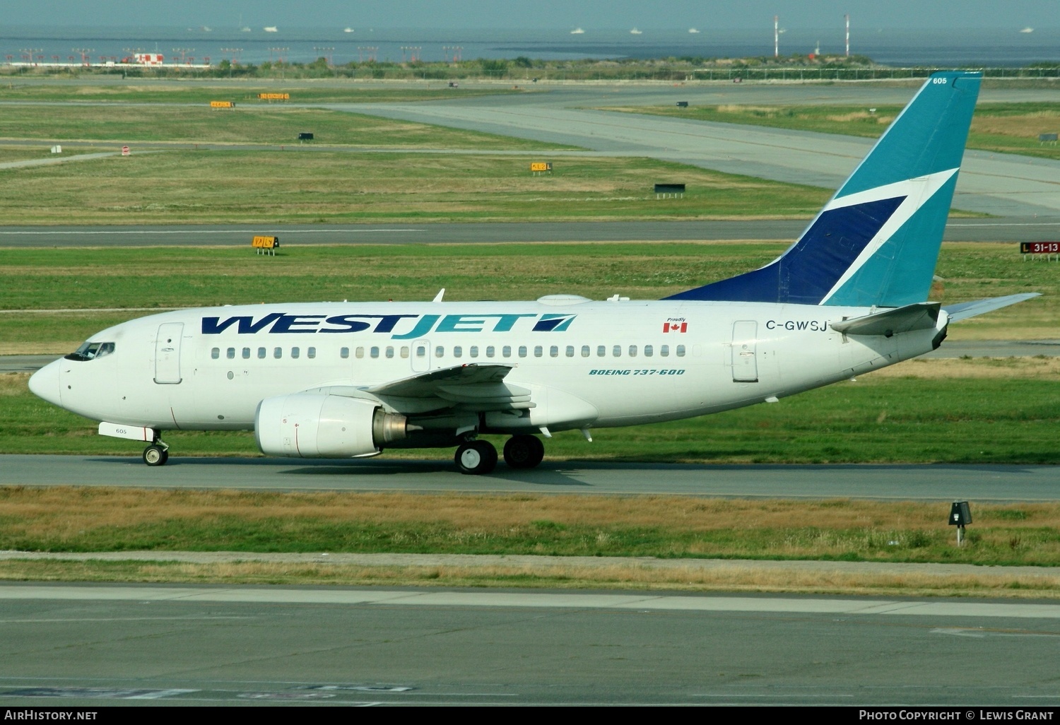 Aircraft Photo of C-GWSJ | Boeing 737-6CT | WestJet | AirHistory.net #191607