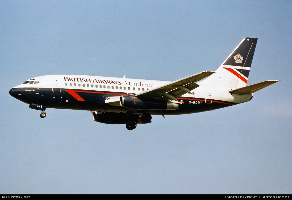 Aircraft Photo of G-BGDT | Boeing 737-236/Adv | British Airways Manchester | AirHistory.net #191621