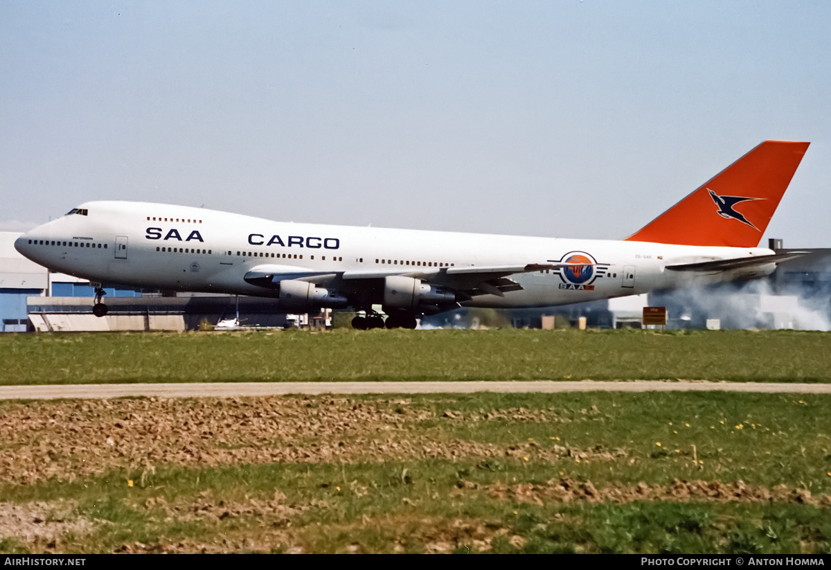 Aircraft Photo of ZS-SAR | Boeing 747-244B(SF) | South African Airways Cargo | AirHistory.net #191623