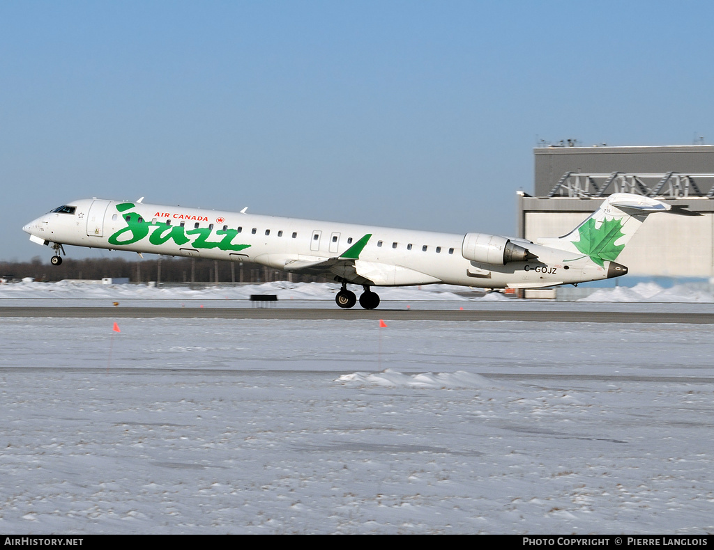 Aircraft Photo of C-GOJZ | Bombardier CRJ-705ER (CL-600-2D15) | Air Canada Jazz | AirHistory.net #191631