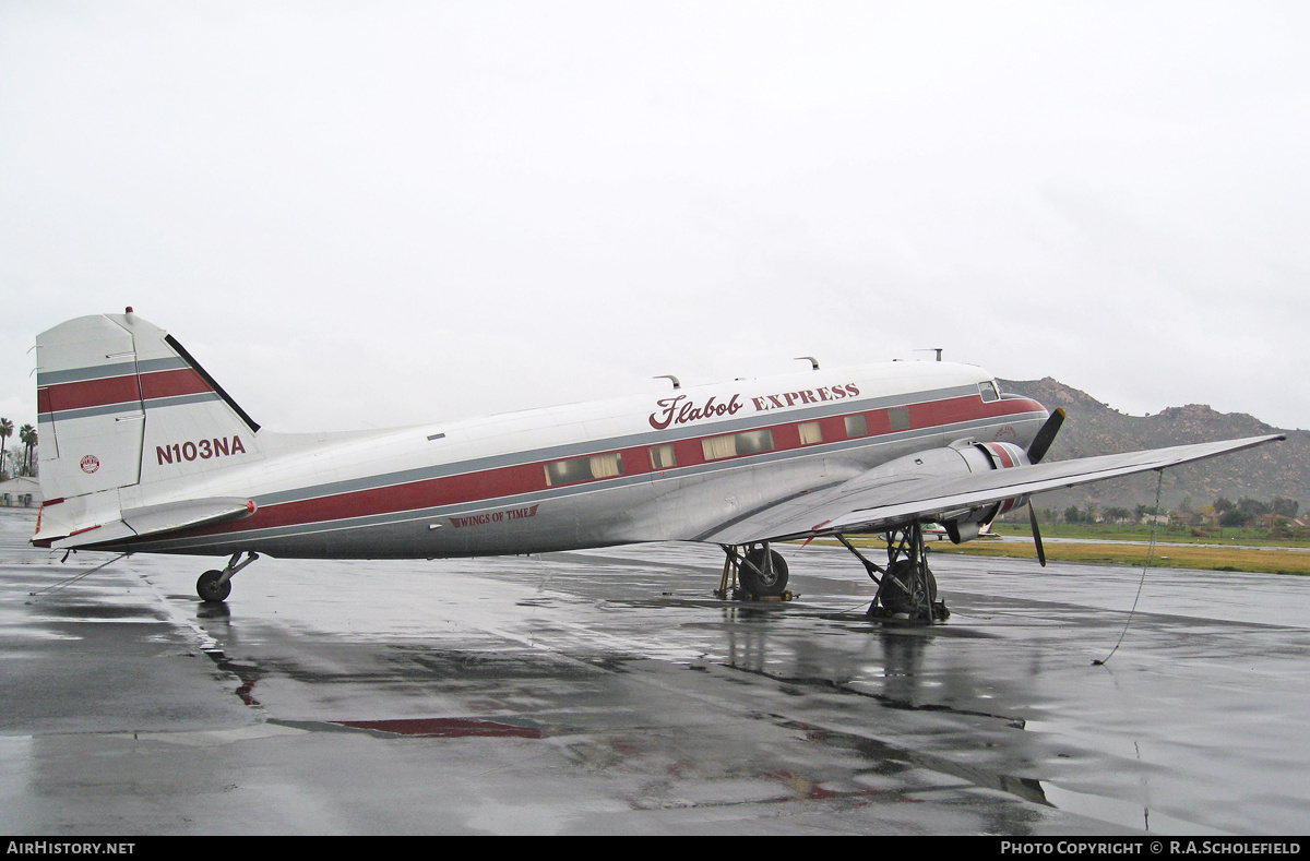 Aircraft Photo of N103NA | Douglas DC-3(C) | Flabob Express | AirHistory.net #191644