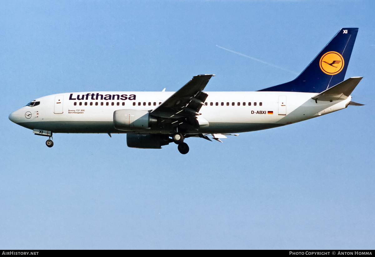 Aircraft Photo of D-ABXI | Boeing 737-330 | Lufthansa | AirHistory.net #191646