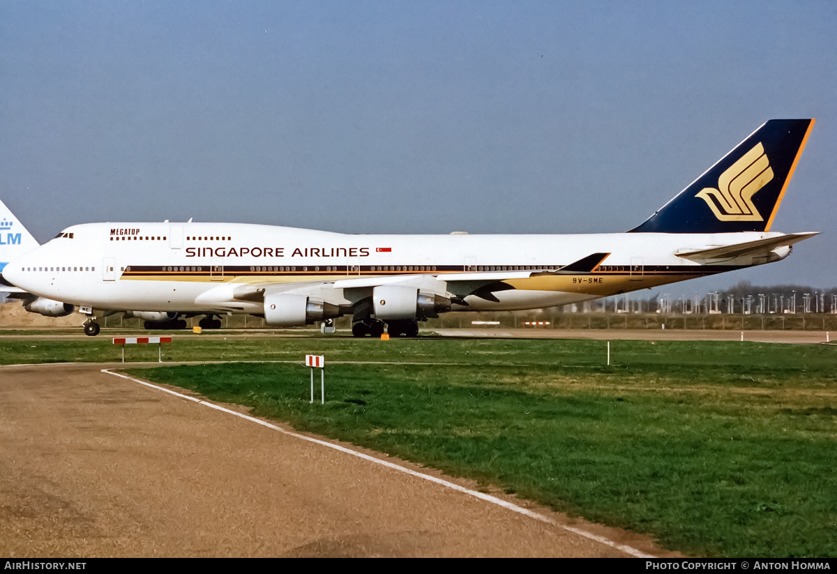 Aircraft Photo of 9V-SME | Boeing 747-412 | Singapore Airlines | AirHistory.net #191660
